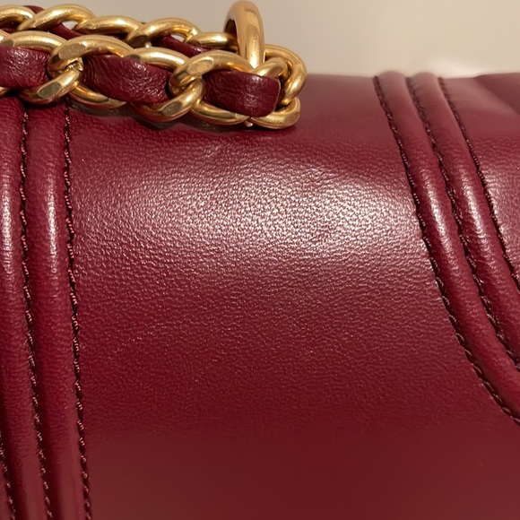 Tory Burch Fleming convertible shoulder bag imperial garnet - Picture 3 of 10